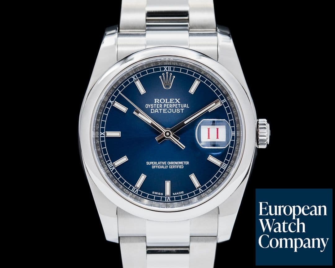 Image of Rolex Datejust 36 SS Blue Dial