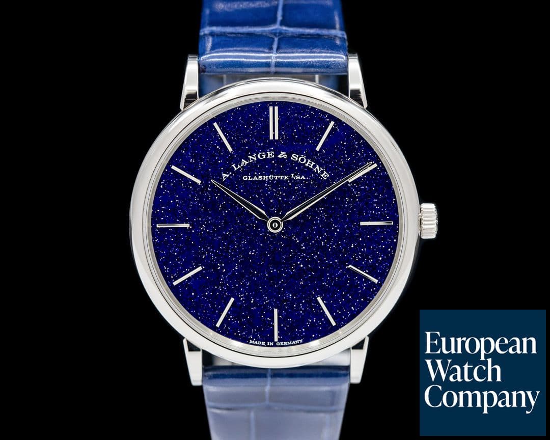 Image of A. Lange and Sohne Saxonia Thin 18K White Gold Blue Dial 2024