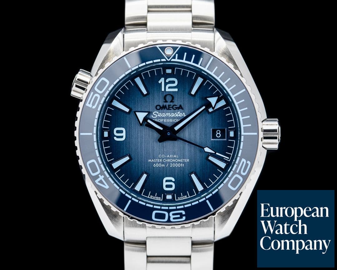 Image of Omega Seamaster Planet Ocean SS "Summer Blue" Dial