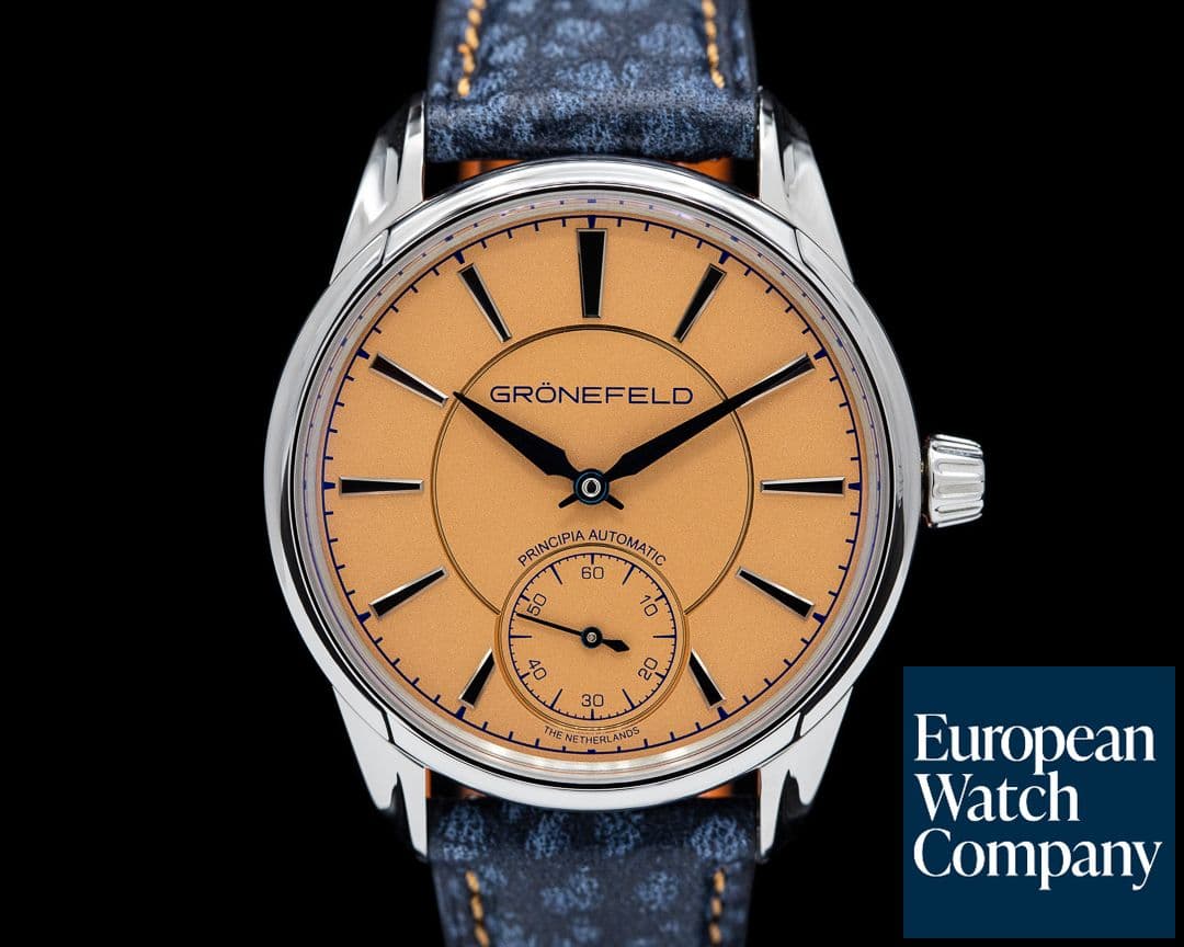 Image of Gronefeld 1941 Principia Automatic SS Salmon Dial