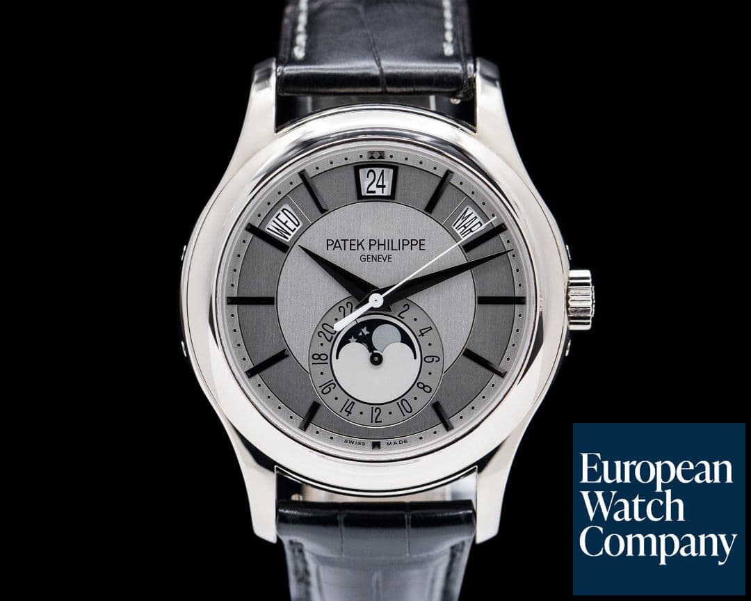 Image of Patek Philippe Annual Calendar 5205G 18K White Gold Silver Dial