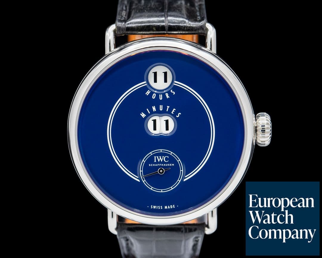 Image of IWC Tribute to Pallweber Edition "150 Years" Blue Dial LIMITED
