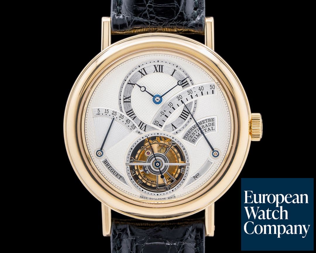 Image of Breguet Classique Tourbillon Thermometer 18K Yellow Gold RARE