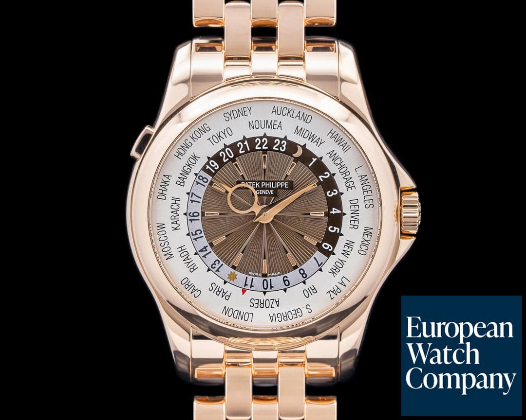 Image of Patek Philippe World Time 5130/1R 18K Rose Gold Chocolate Dial