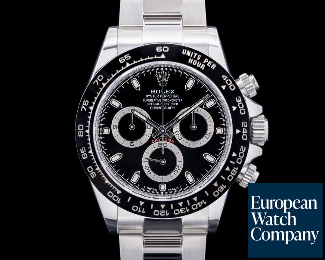 Image of Rolex Daytona 116500 Ceramic Bezel SS Black Dial