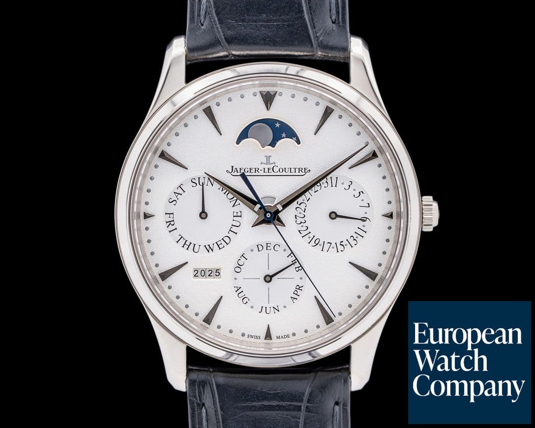 Image of Jaeger LeCoultre Master Ultra Thin Perpetual Calendar 18K White Gold