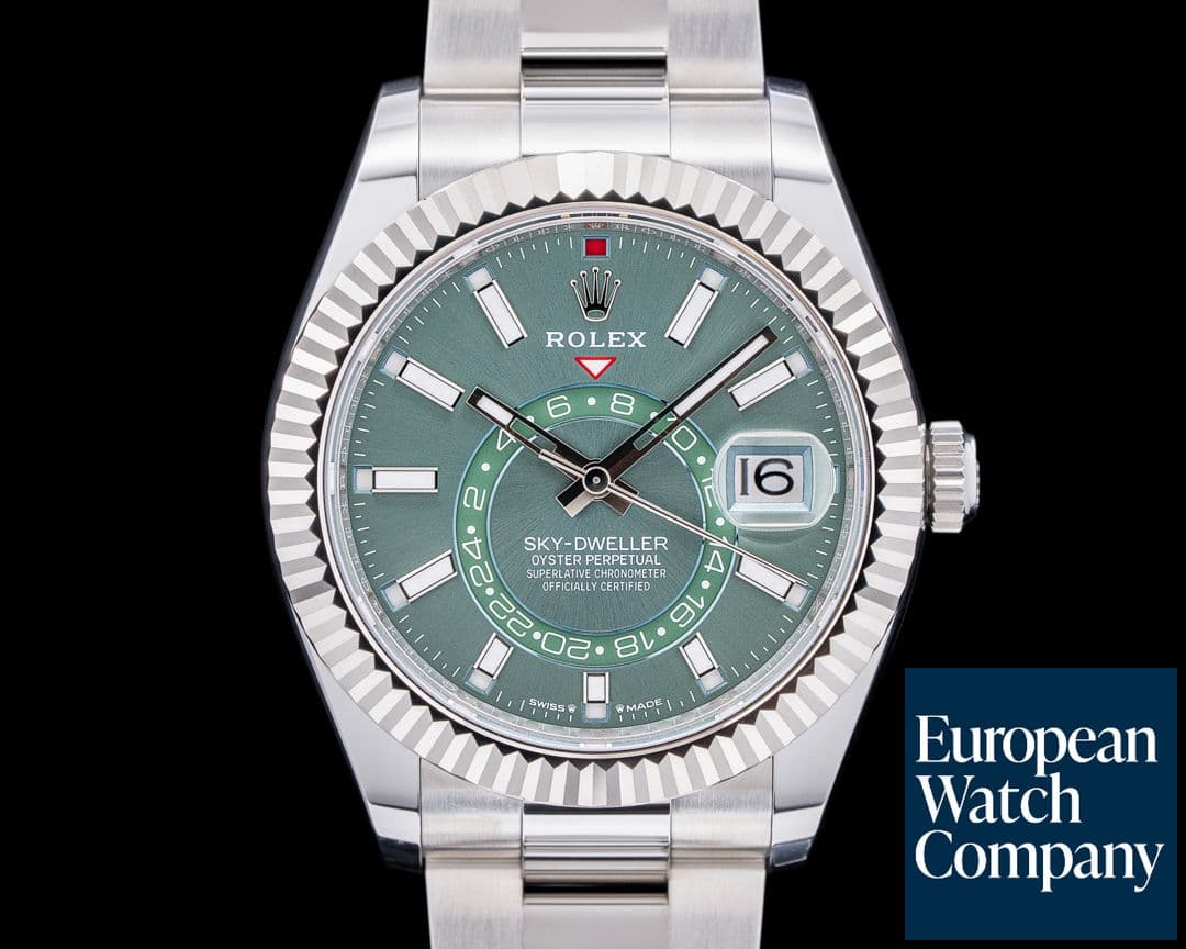 Image of Rolex Sky Dweller 336934 SS Mint Green Dial 2024