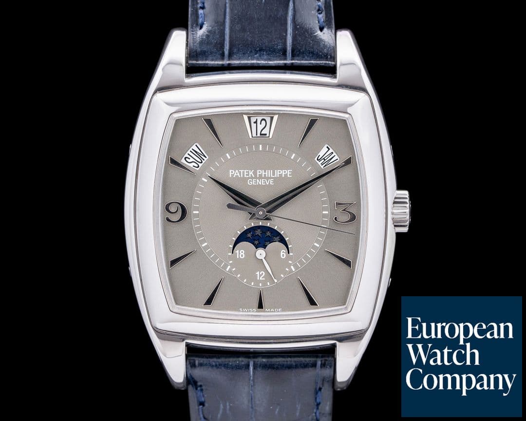 Image of Patek Philippe Gondolo Calendario 5135G 18K White Gold Gray Dial