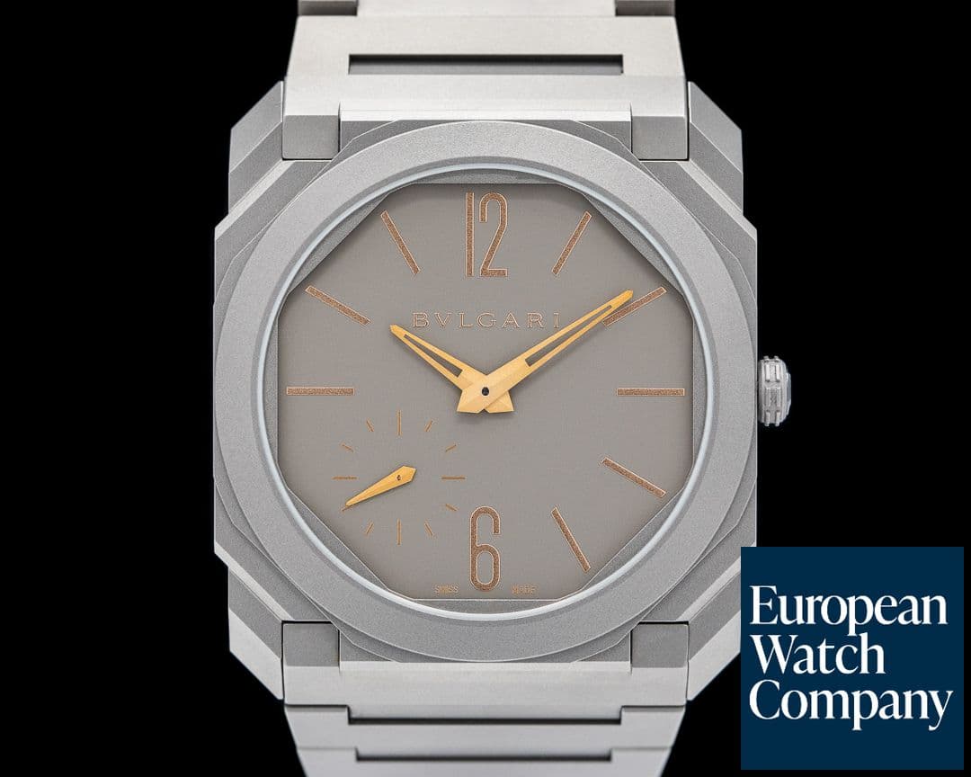 Image of Bulgari Octo Finissimo Automatic Titanium Gray Dial