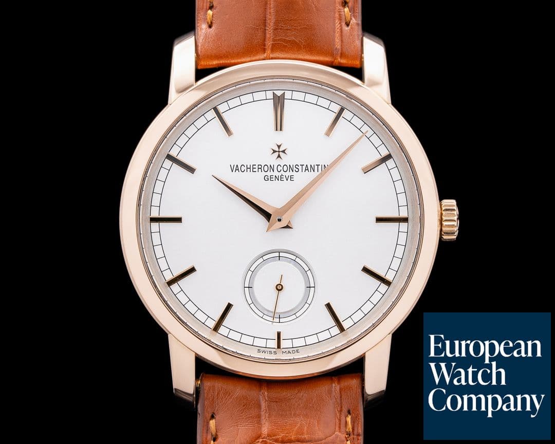 Image of Vacheron Constantin Traditionnelle Small Seconds 18K Rose Gold Silver Dial