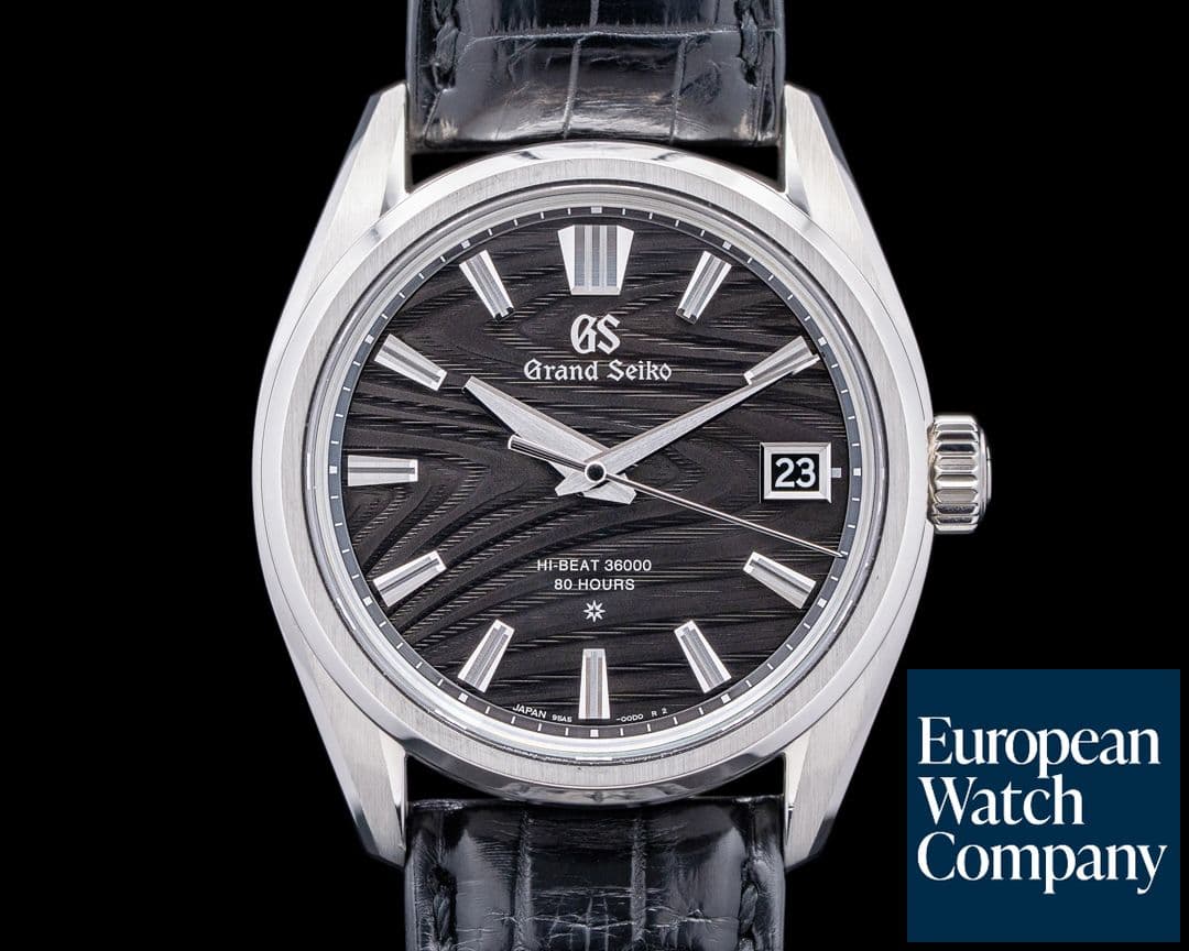 Image of Grand Seiko Evolution 9 Hi-Beat Platinum Black Dial