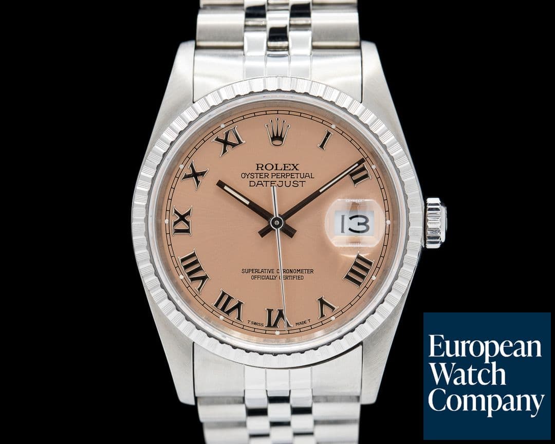 Image of Rolex Datejust Salmon Roman Dial SS / Jubilee