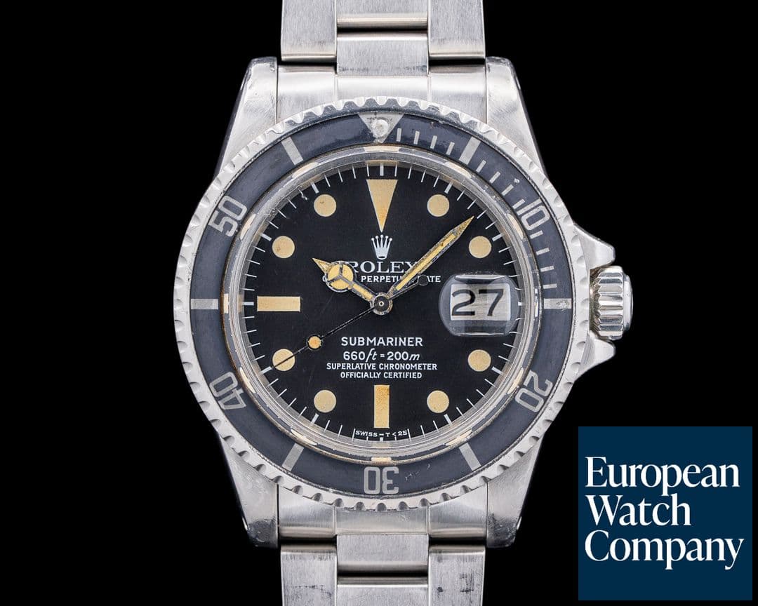 Image of Rolex Submariner 1680 Matte Dial SS C. 1978