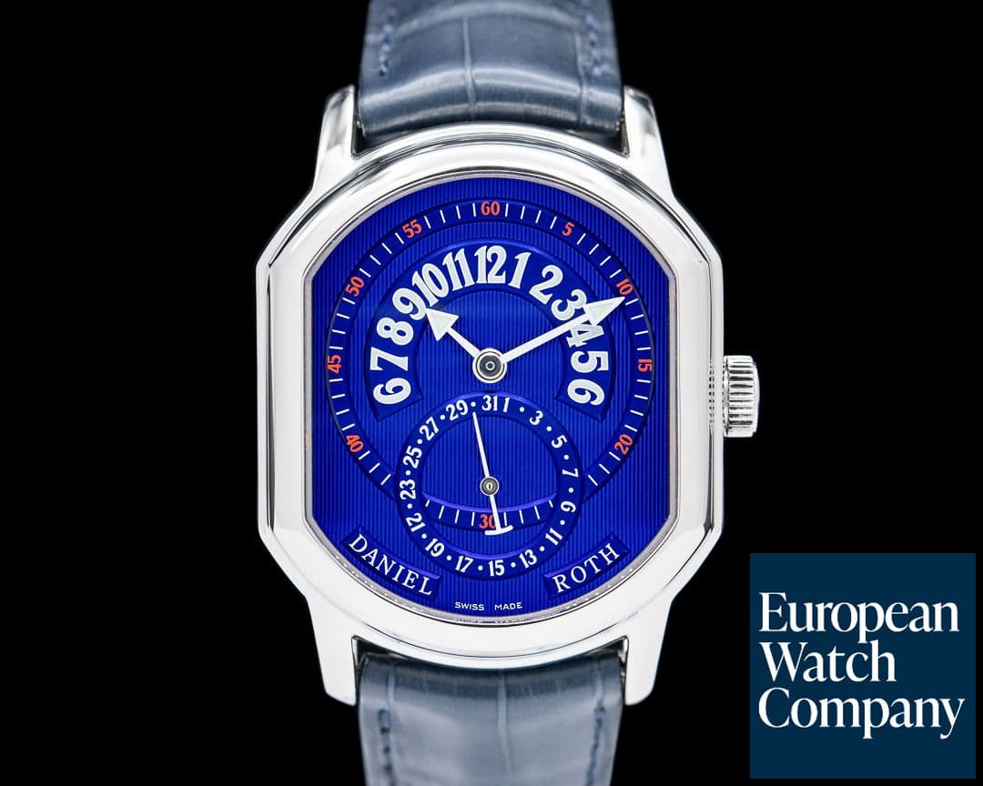 Image of Daniel Roth Premier Retrograde Blue Dial SS