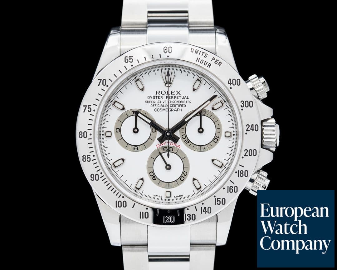 Image of Rolex Daytona 116520 SS White Dial