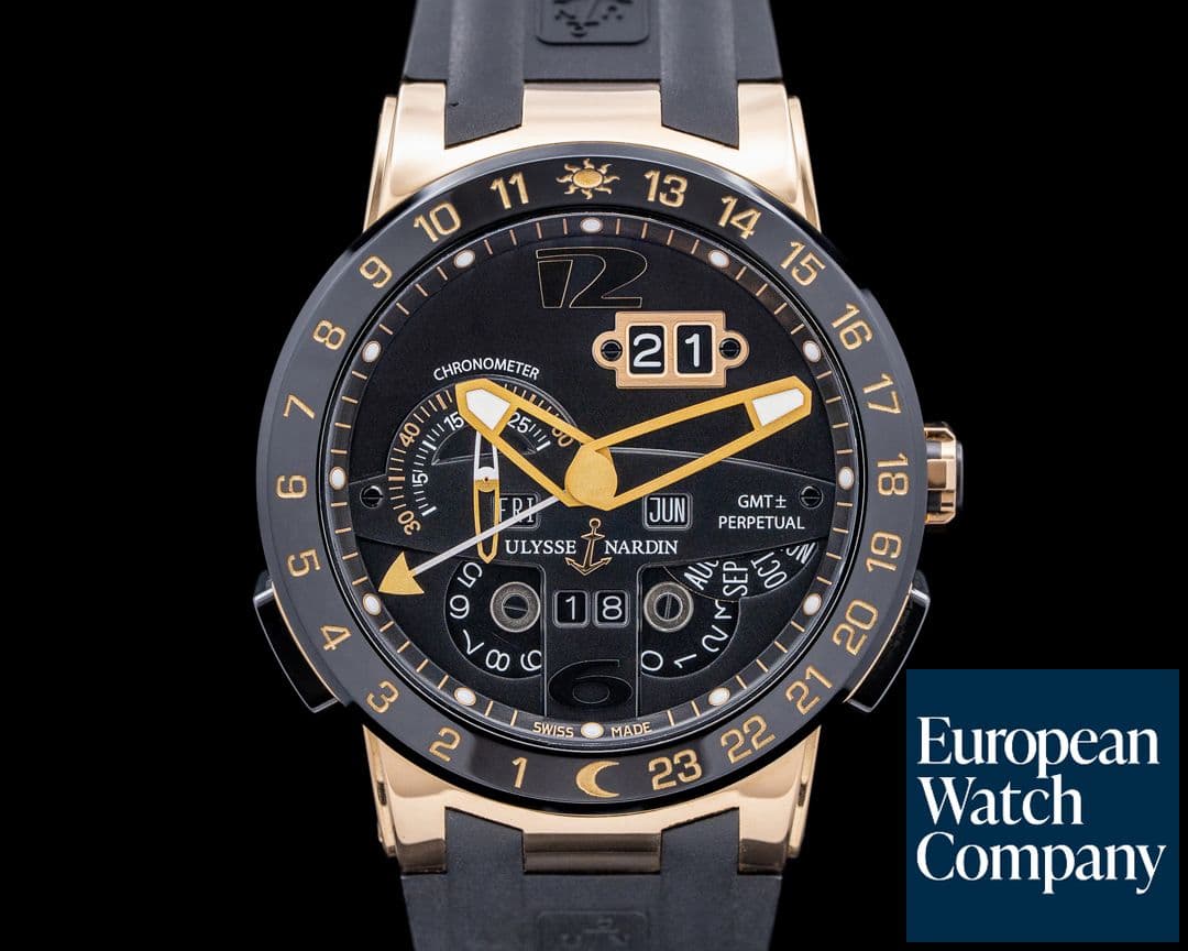 Image of Ulysse Nardin GMT +/- Perpetual Calendar EL TORO Black Dial