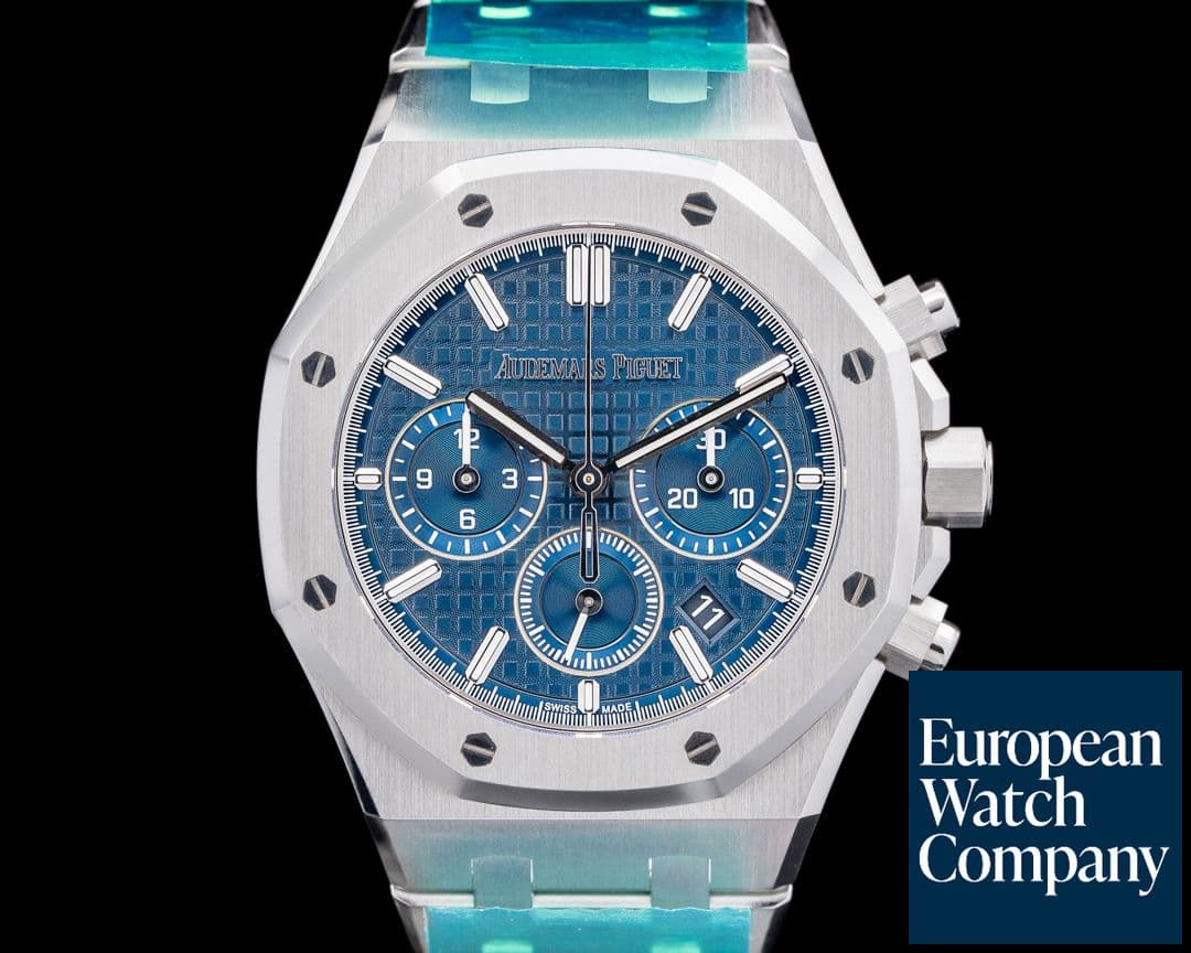 Image of Audemars Piguet Royal Oak 26715ST Chronograph SS Bleu Nuit Dial