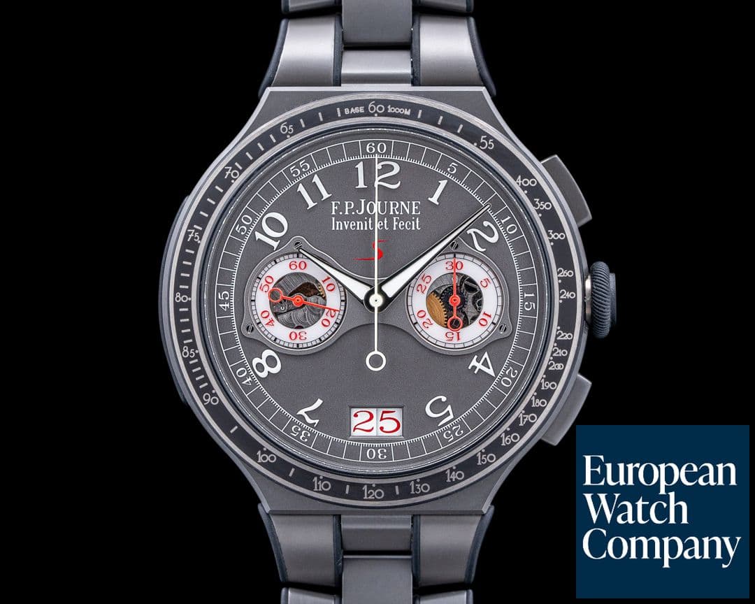 Image of F. P. Journe Chronographe Monopoussoir Rattrapante Titanium Gray Dial
