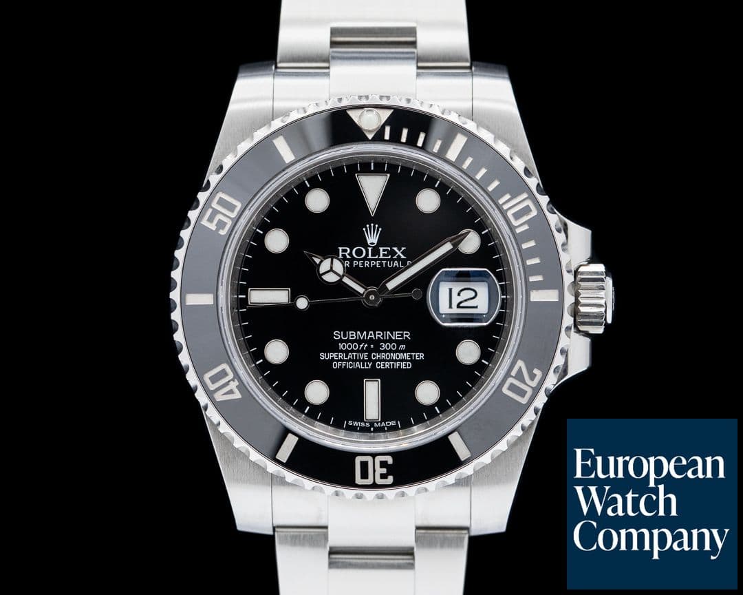 Image of Rolex Submariner 116610LN Ceramic SS Black Dial