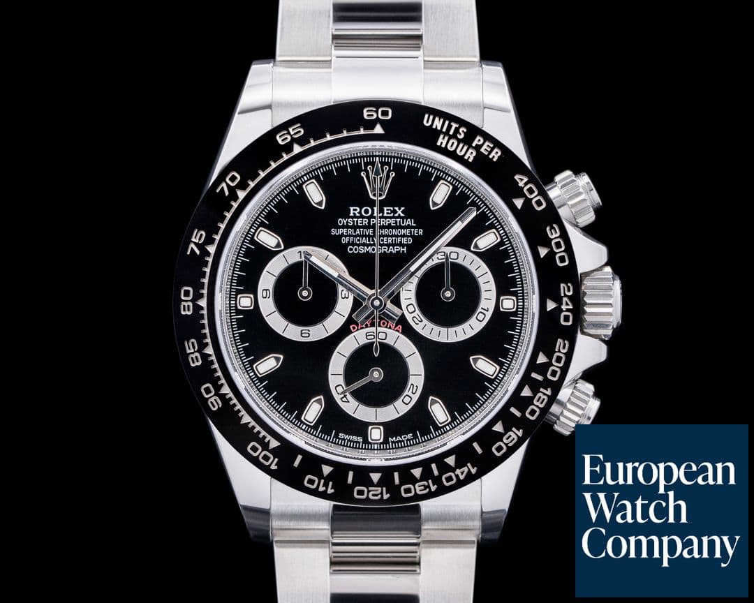 Image of Rolex Daytona 116500 Ceramic Bezel SS Black Dial
