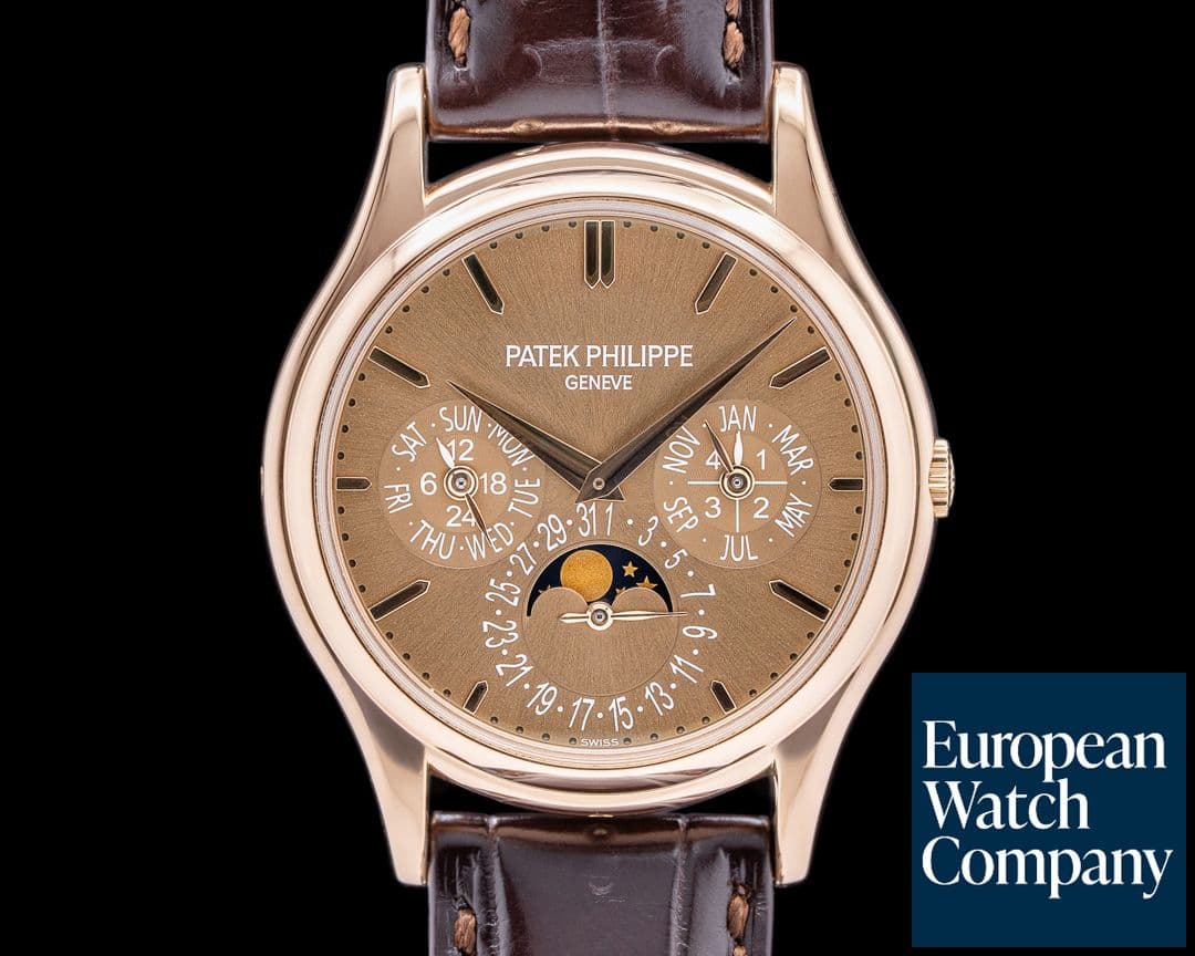 Image of Patek Philippe Perpetual Calendar 5140 Brown Dial 18K Rose Gold