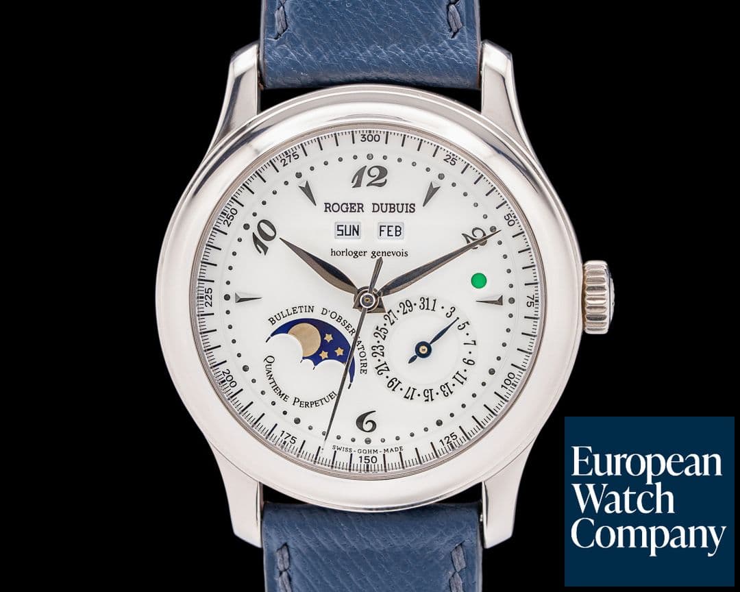 Image of Roger Dubuis Hommage H37 Perpetual Calendar 18K White Gold