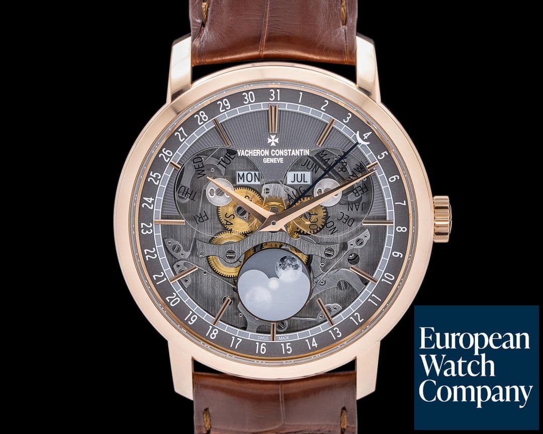 Image of Vacheron Constantin Traditionnelle Complete Calendar Skeleton 18K Rose Gold
