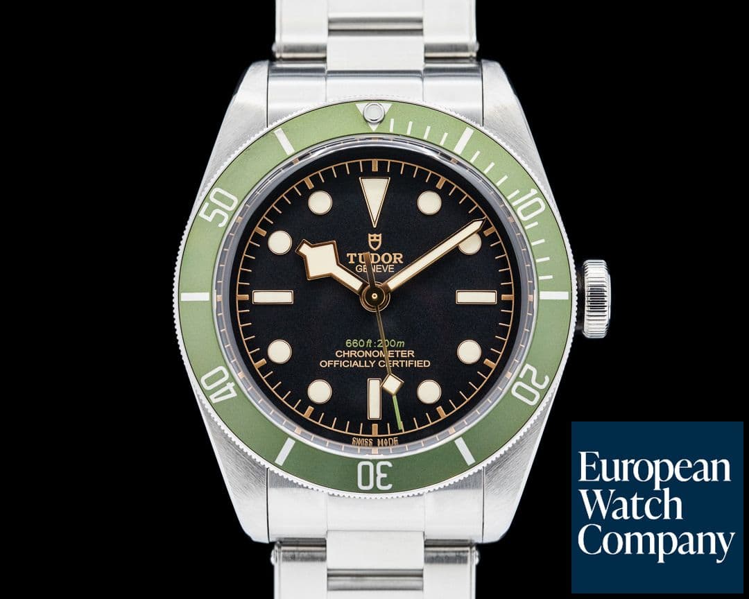 Image of Tudor Heritage 79230G SS Black Bay Harrods Green