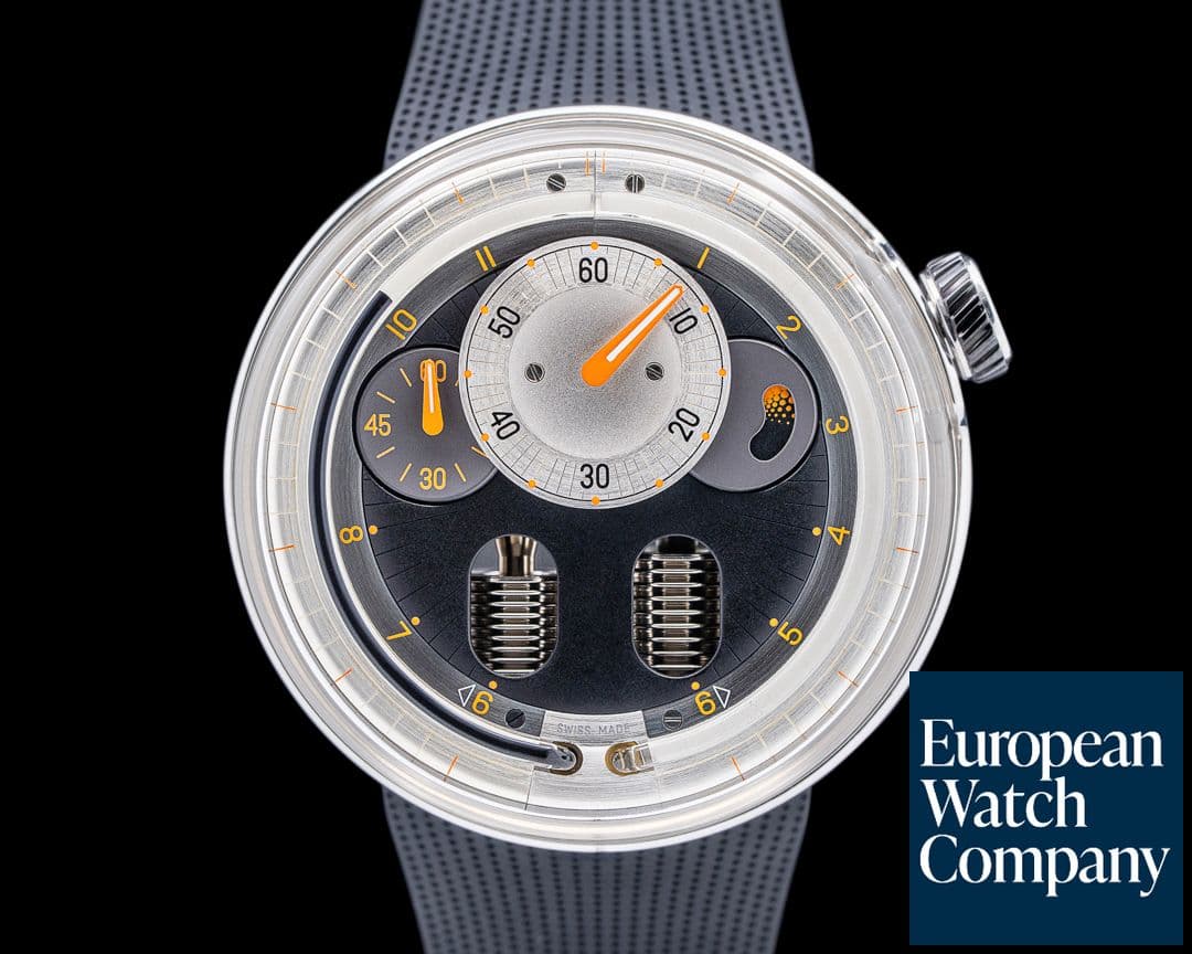Image of HYT H0 Orange SS Black Dial