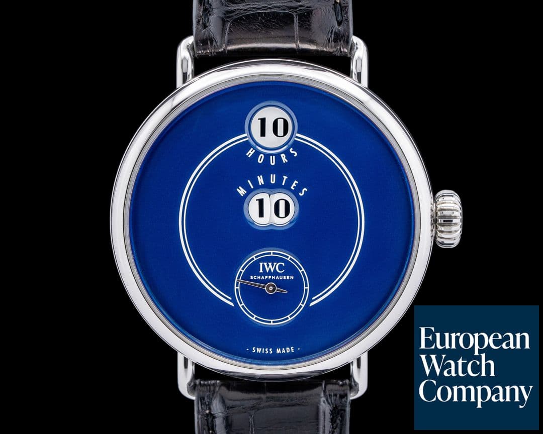 Image of IWC Tribute to Pallweber Edition "150 Years" Blue Dial LIMITED