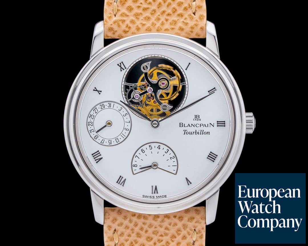 Image of Blancpain Tourbillon Platinum Manual Wind 8 Days
