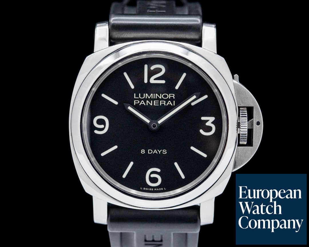 Image of Panerai Luminor Base 8 Days Black Sandwich Dial