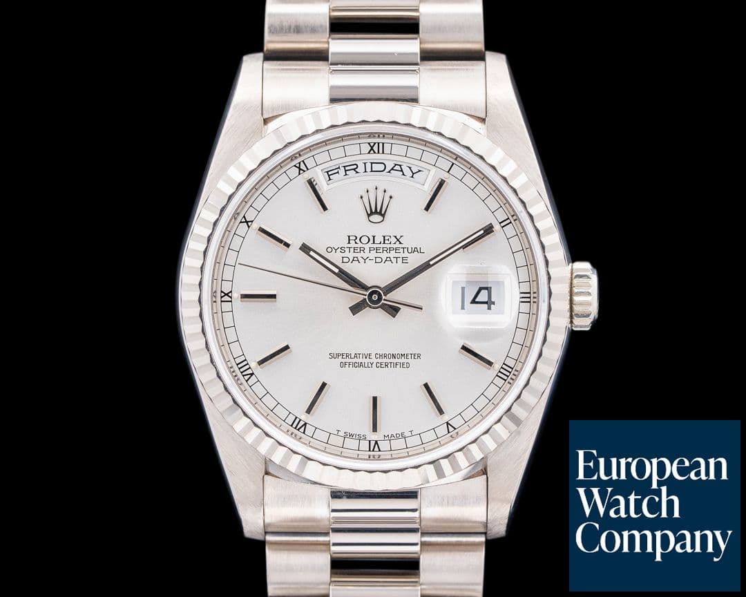 Image of Rolex Day-Date President Stick Dial 18K WG / Bracelet