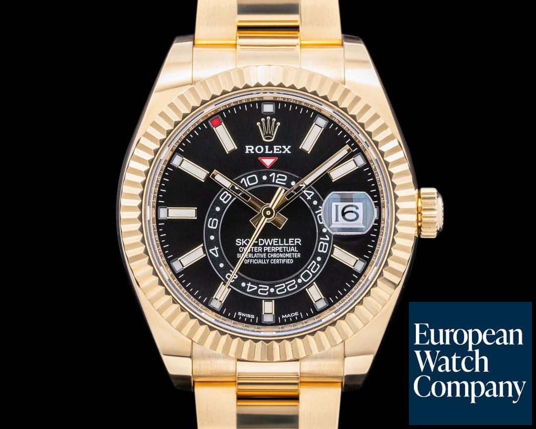 Image of Rolex Sky Dweller 18K Yellow Gold / Black Dial