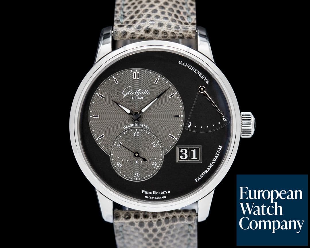 Image of Glashutte Original PanoReserve Manual Wind Grey Dial SS