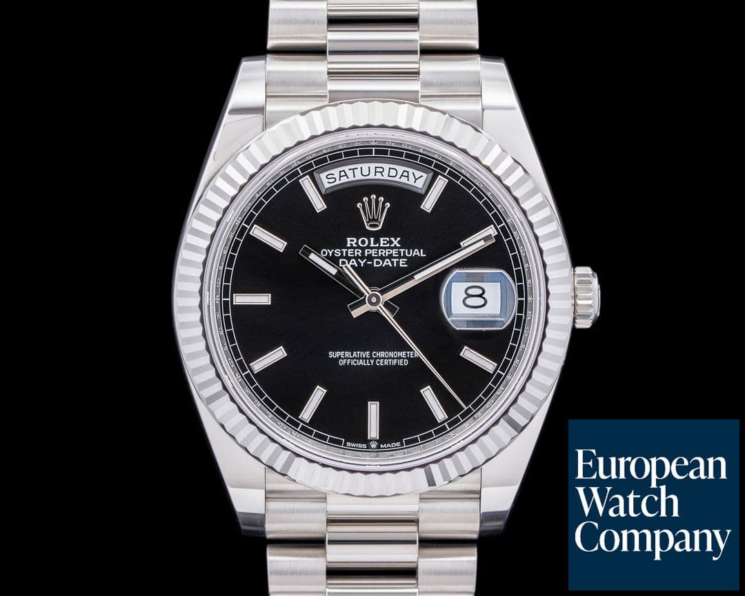 Image of Rolex Day Date President 228236 Platinum Black Dial 2025
