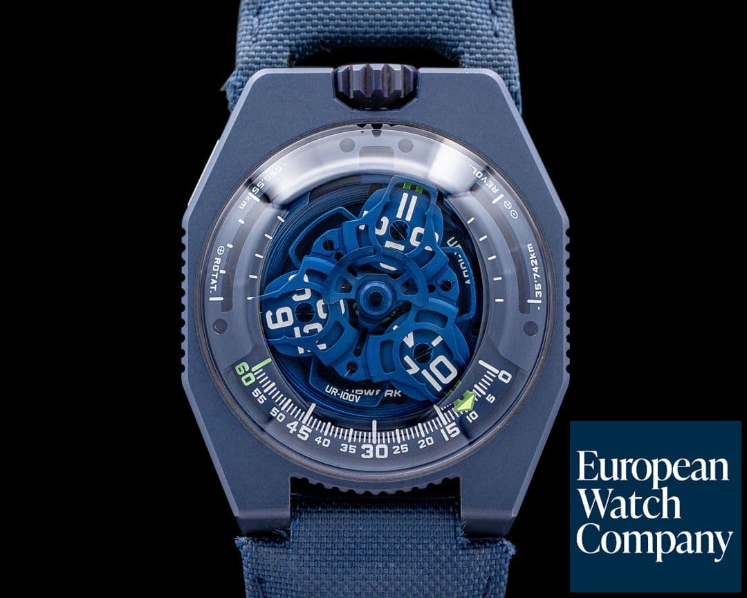 Image of URWERK UR-100V "Blue Planet"