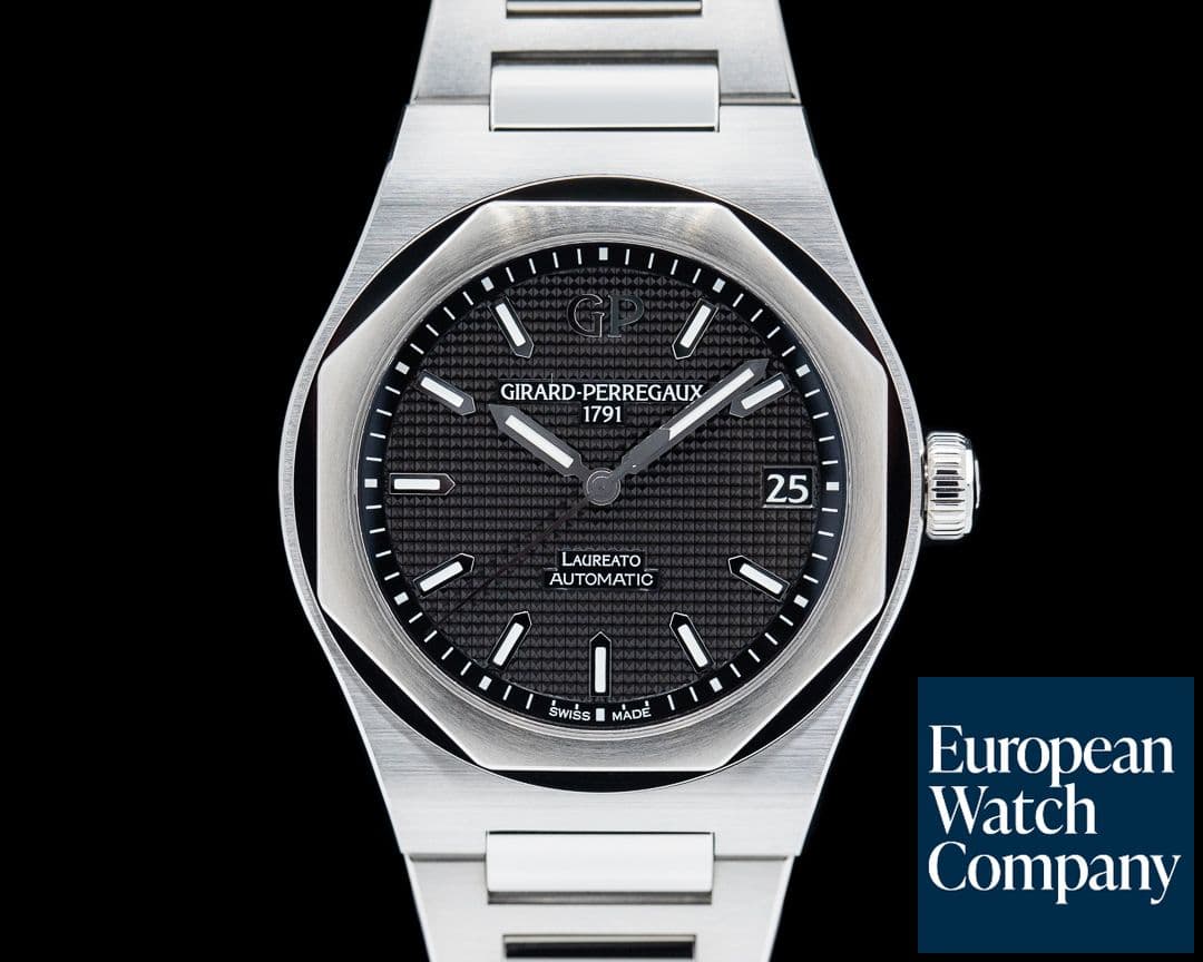 Image of Girard Perregaux Laureato Automatic SS Black Dial 2025