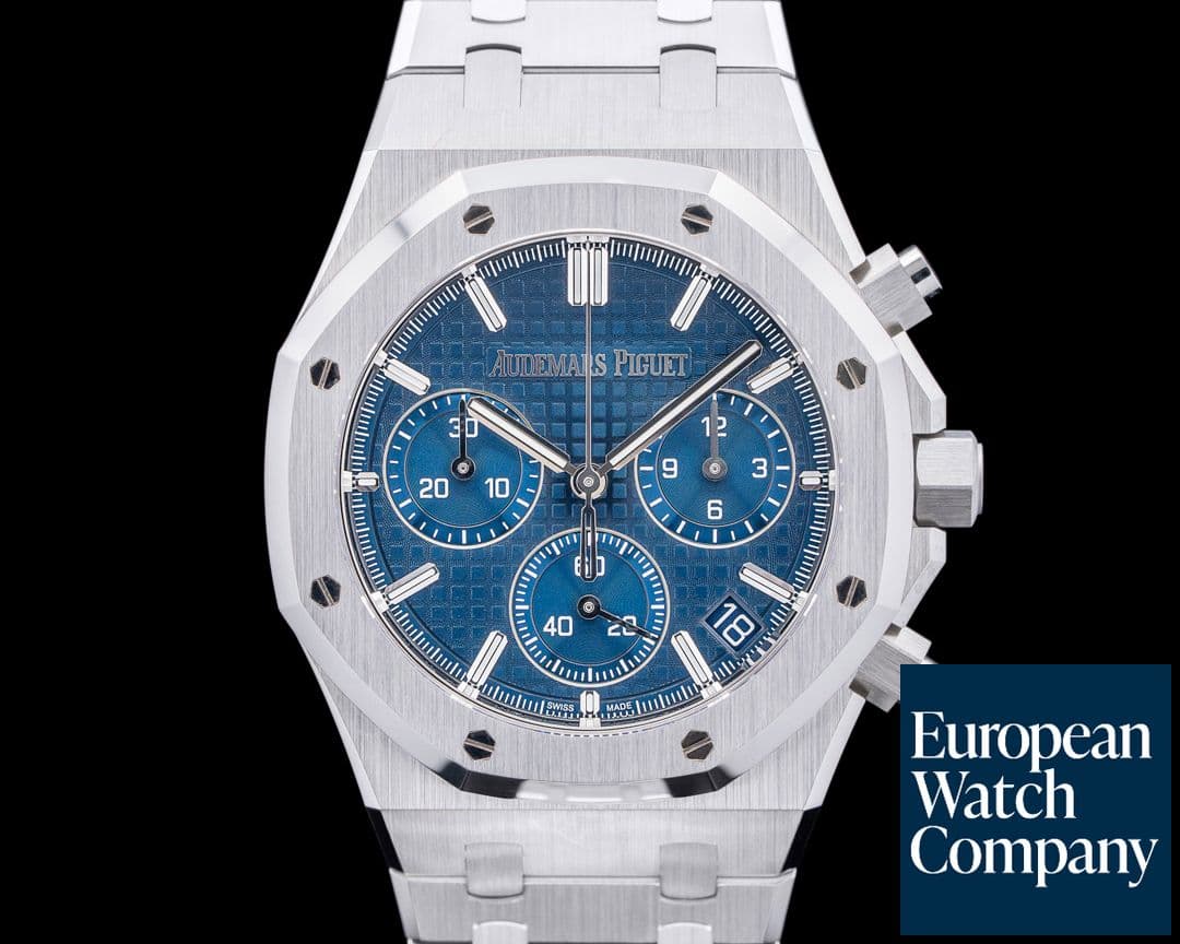 Image of Audemars Piguet Royal Oak Chronograph 41 SS Blue Dial