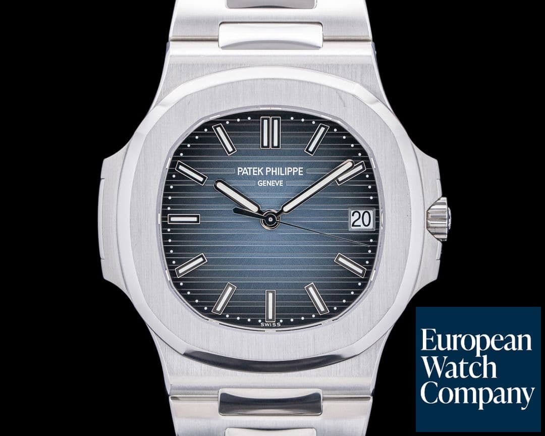 Image of Patek Philippe Jumbo Nautilus 5711/1A SS Blue Dial