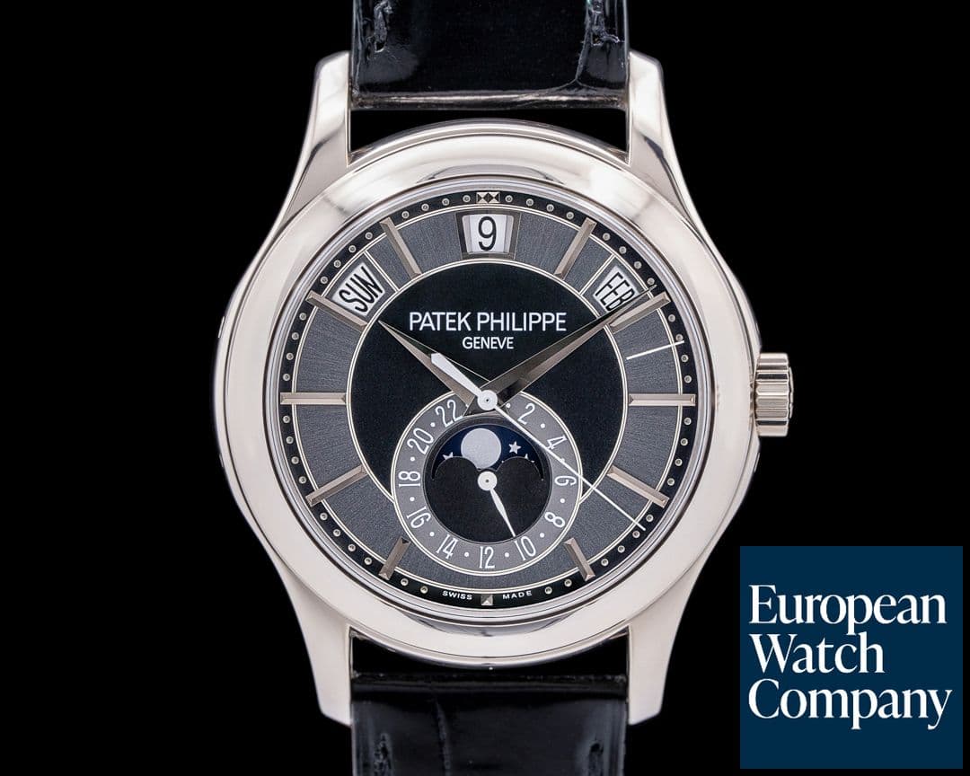 Image of Patek Philippe Annual Calendar Rhodium Dial 18K White Gold