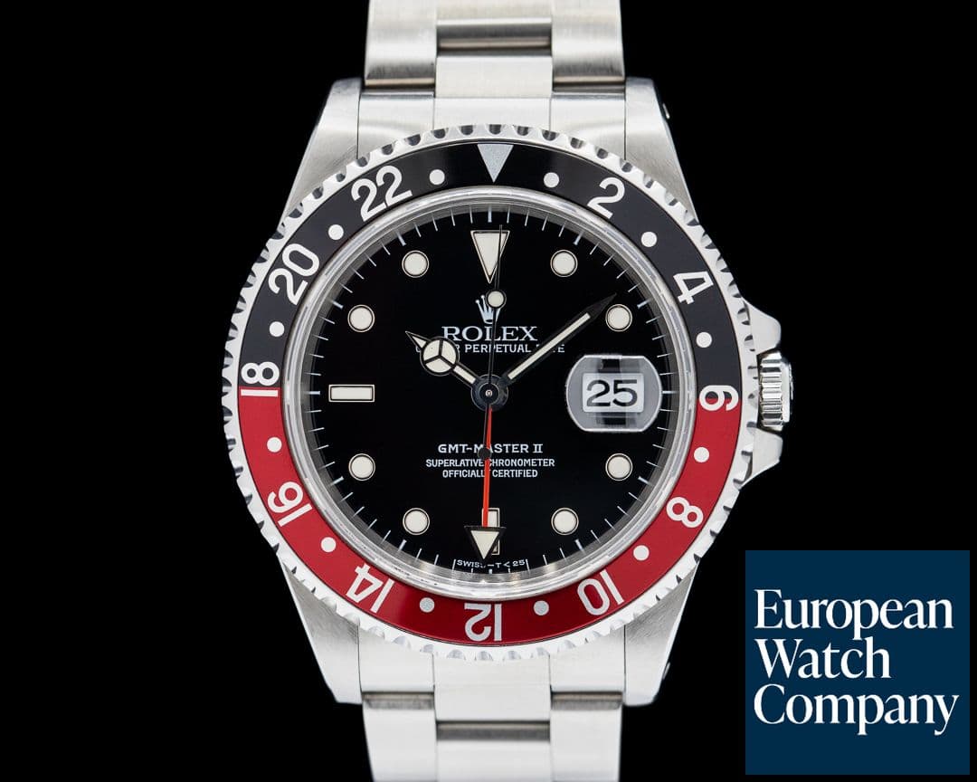 Image of Rolex GMT Master II 16710 "Coke" SS FULL SET