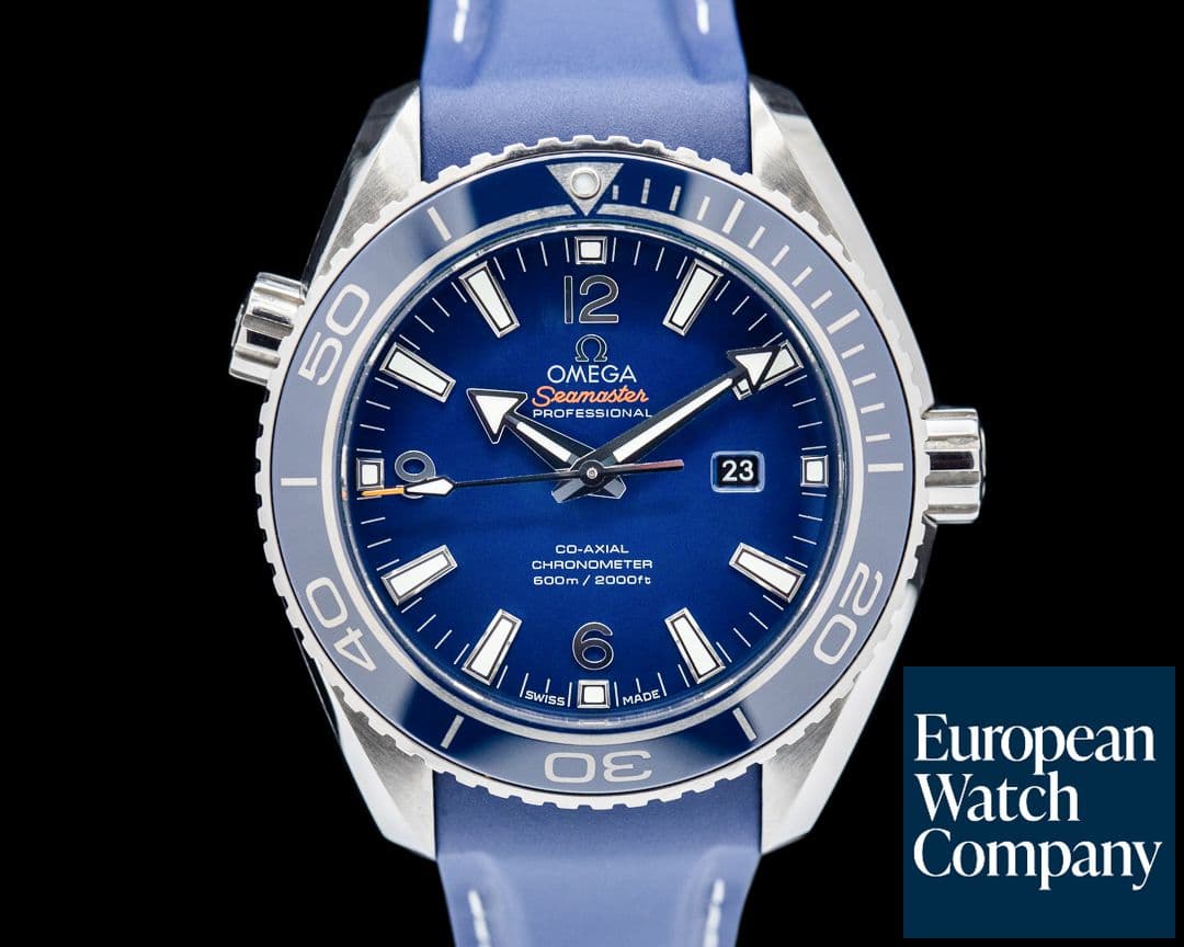 Image of Omega Seamaster Planet Ocean Co-Axial Titanium Blue Dial