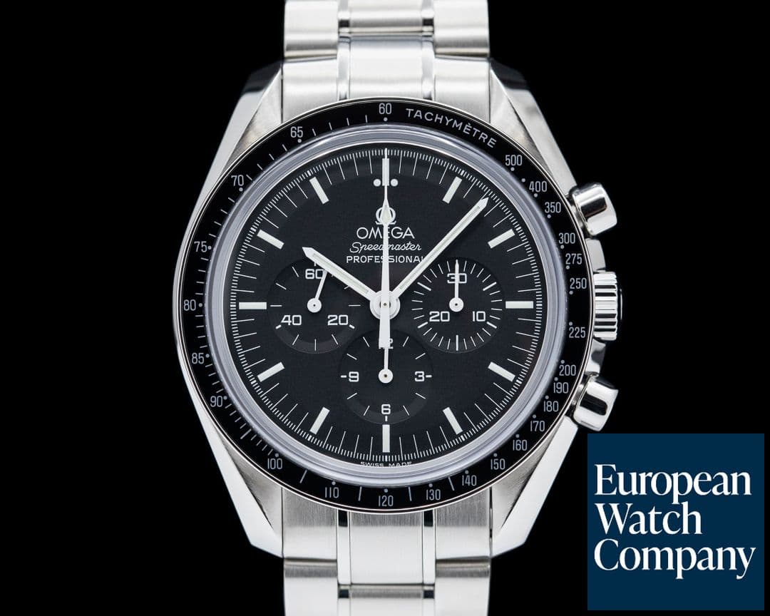 Image of Omega Speedmaster Professional Moonwatch SS Black Dial
