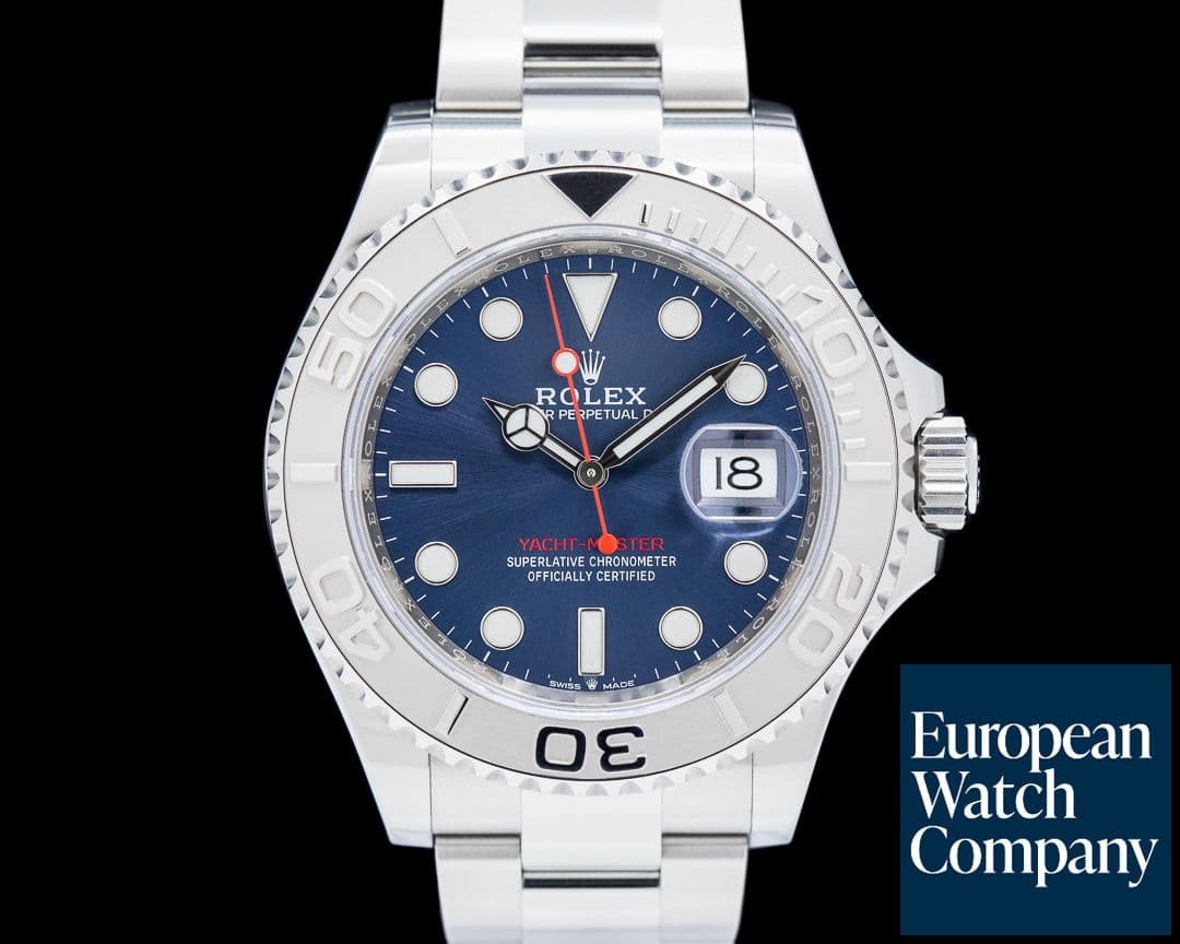 Image of Rolex Yacht Master 126622 SS Platinum Bezel Blue Dial