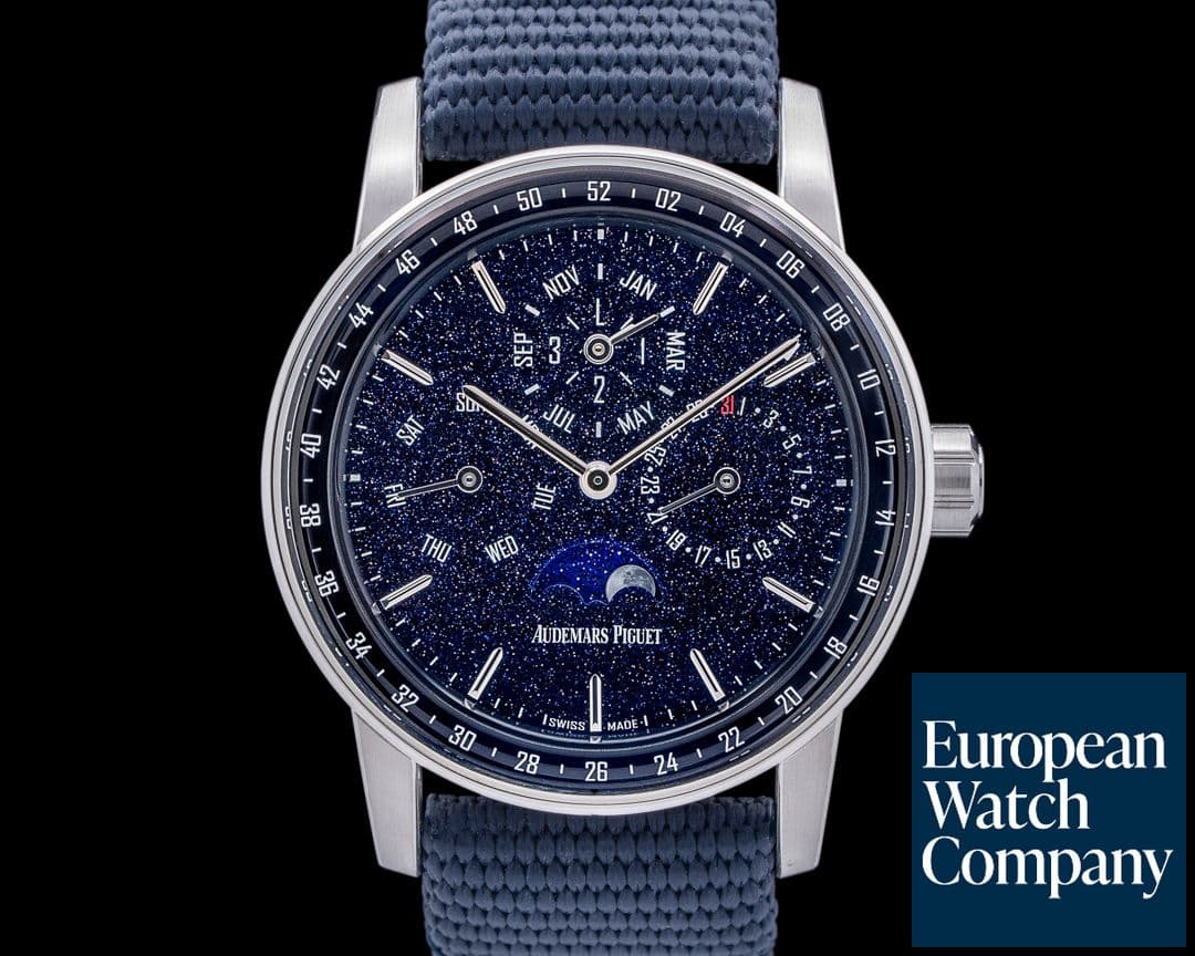 Image of Audemars Piguet Code 11:59 Perpetual Calendar 18K White Gold Blue Dial