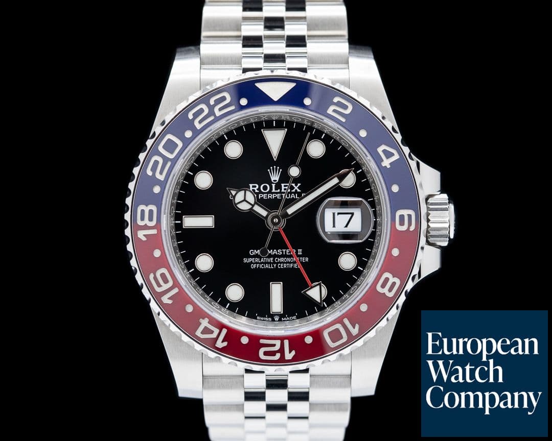 Image of Rolex GMT Master II Ceramic 126710 "Pepsi" SS Jubilee