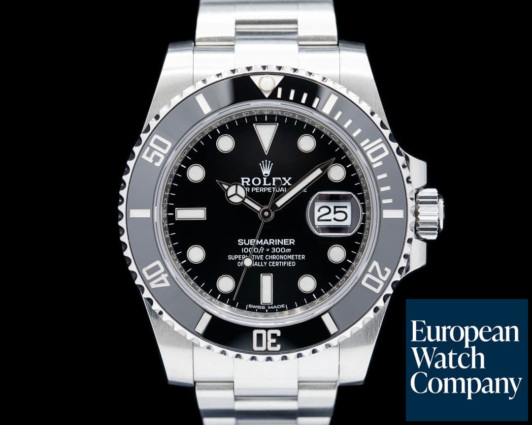 Image of Rolex Submariner 116610LN Ceramic SS Black Dial