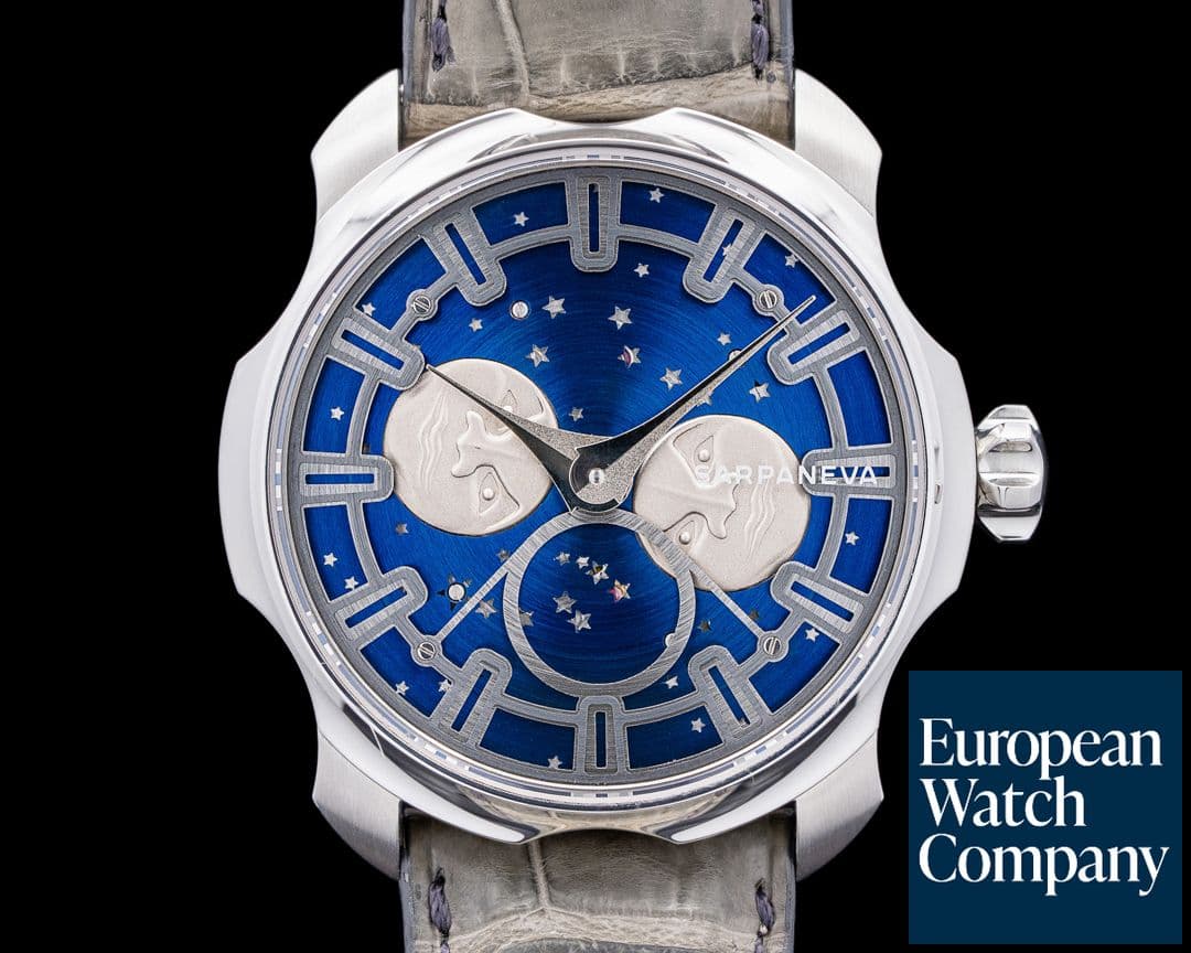 Image of Sarpaneva Korona K3 Northern Stars SS Blue Dial LIMITED