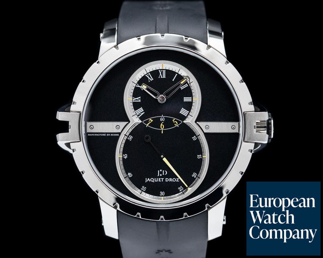 Image of Jaquet Droz Grande Seconde SUW SS Black Dial
